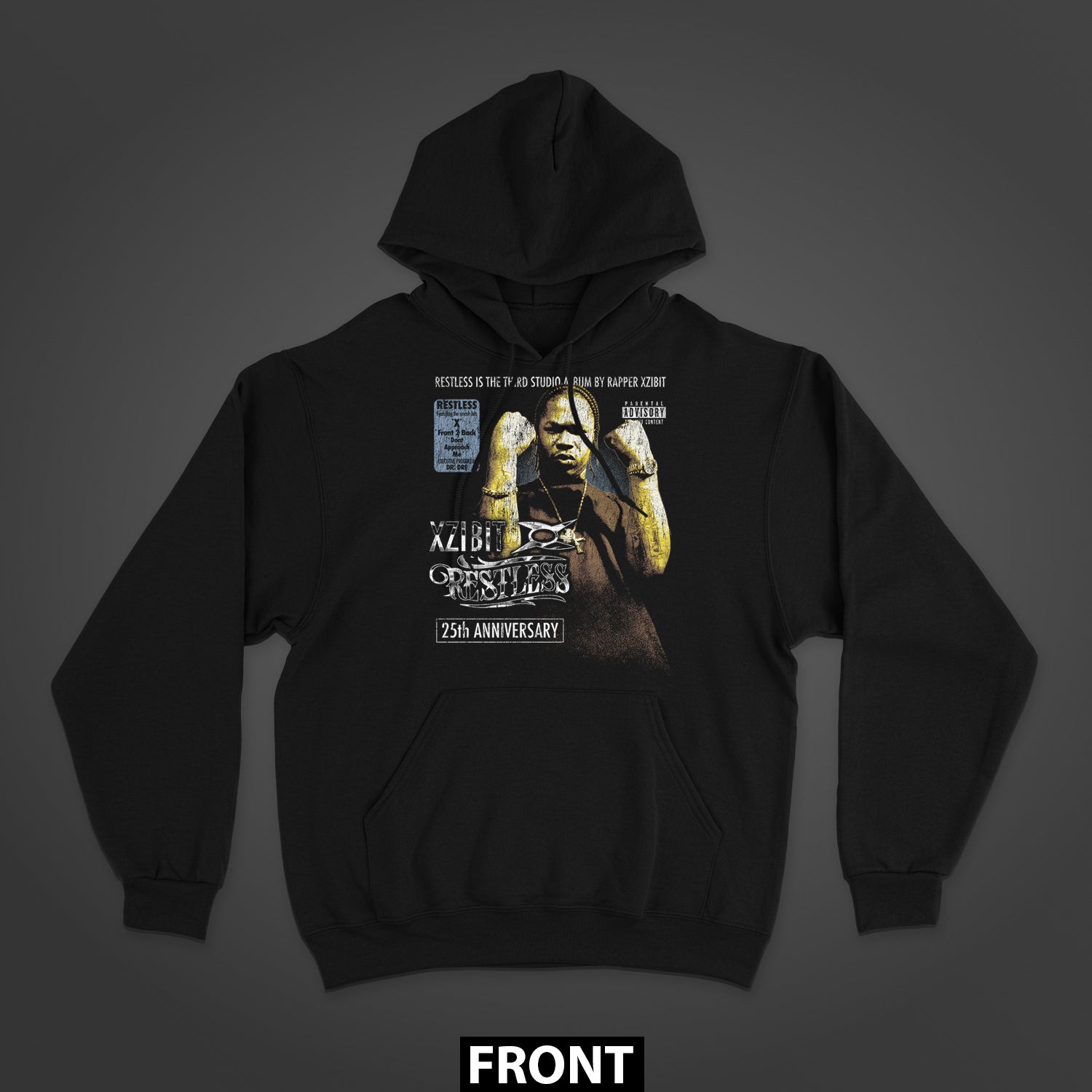 XZIBIT Restless 25th Anniversary Double-Sided Hoodie